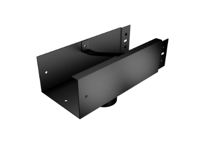 200x150mm Joggle Joint Box Gutter 63mm Dia Outlet