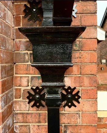 76mm Legacy square cast aluminium downpipe system