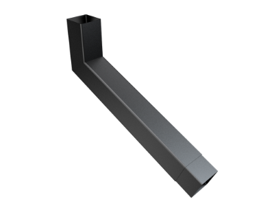 76mm Sq (Rad Edge) F-Joint Extended Bend 251-500mm