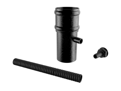 101mm Dia Cast Plain Collar Water Butt Deflector Kit