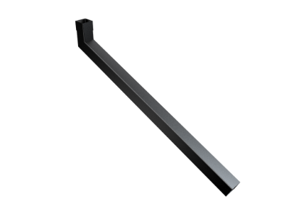 101mm Sq (Rad Edge) Swaged Extended Bend 1001-1250mm