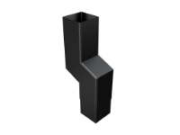 76mm Sq (Rad Edge) F-Joint 1 Pt S/neck 0-150mm Projection