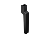101x76mm Rect (Rad Edge) Swaged 1 Pt S/n 0-150mm Proj 1m Leg