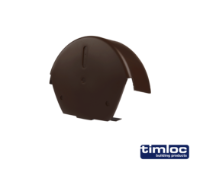 Universal ½ Round Ridge Cap Brown