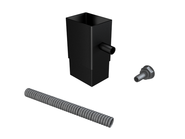 101x76mm Rect (Rad Edge) F-Joint Water Butt Deflector Kit