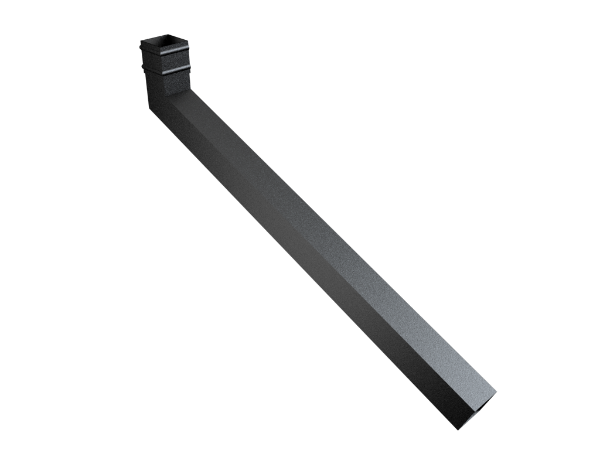 76mm Sq (Sq Edge) Cast Collar Ext Bend 751-1000mm